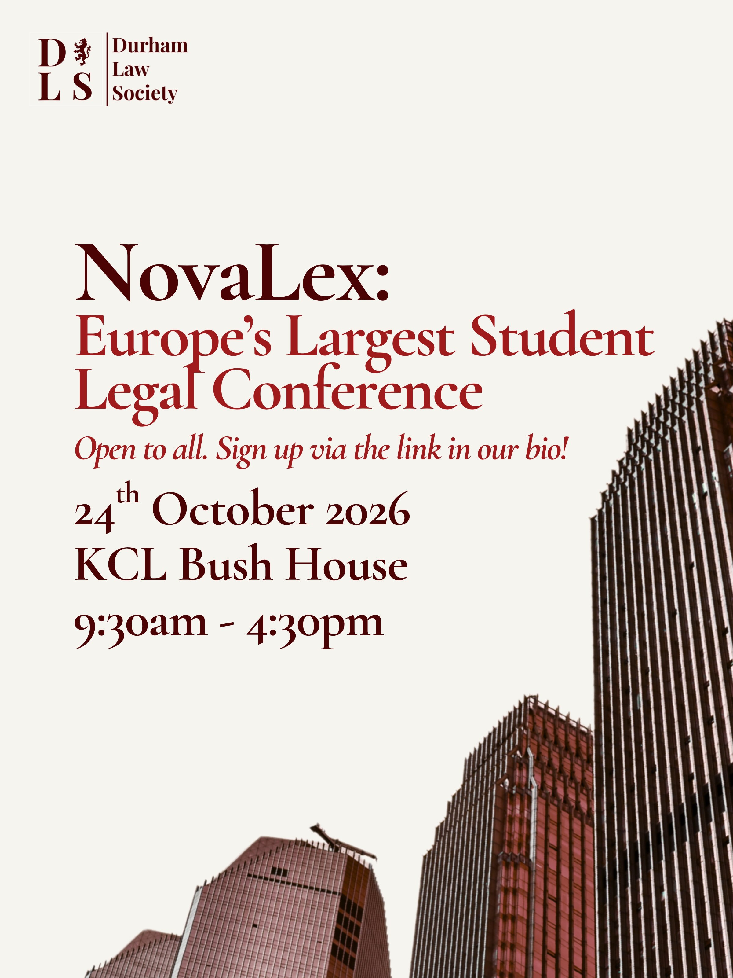 NovaLex Market Trends Conference Instagram post