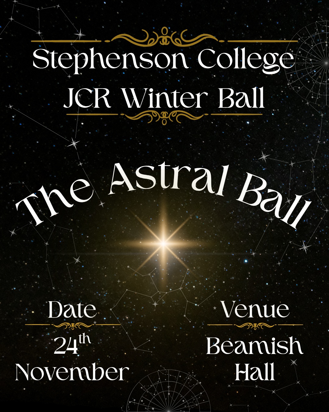 Stephenson College JCR Winter Ball: The Astral Ball Instagram post