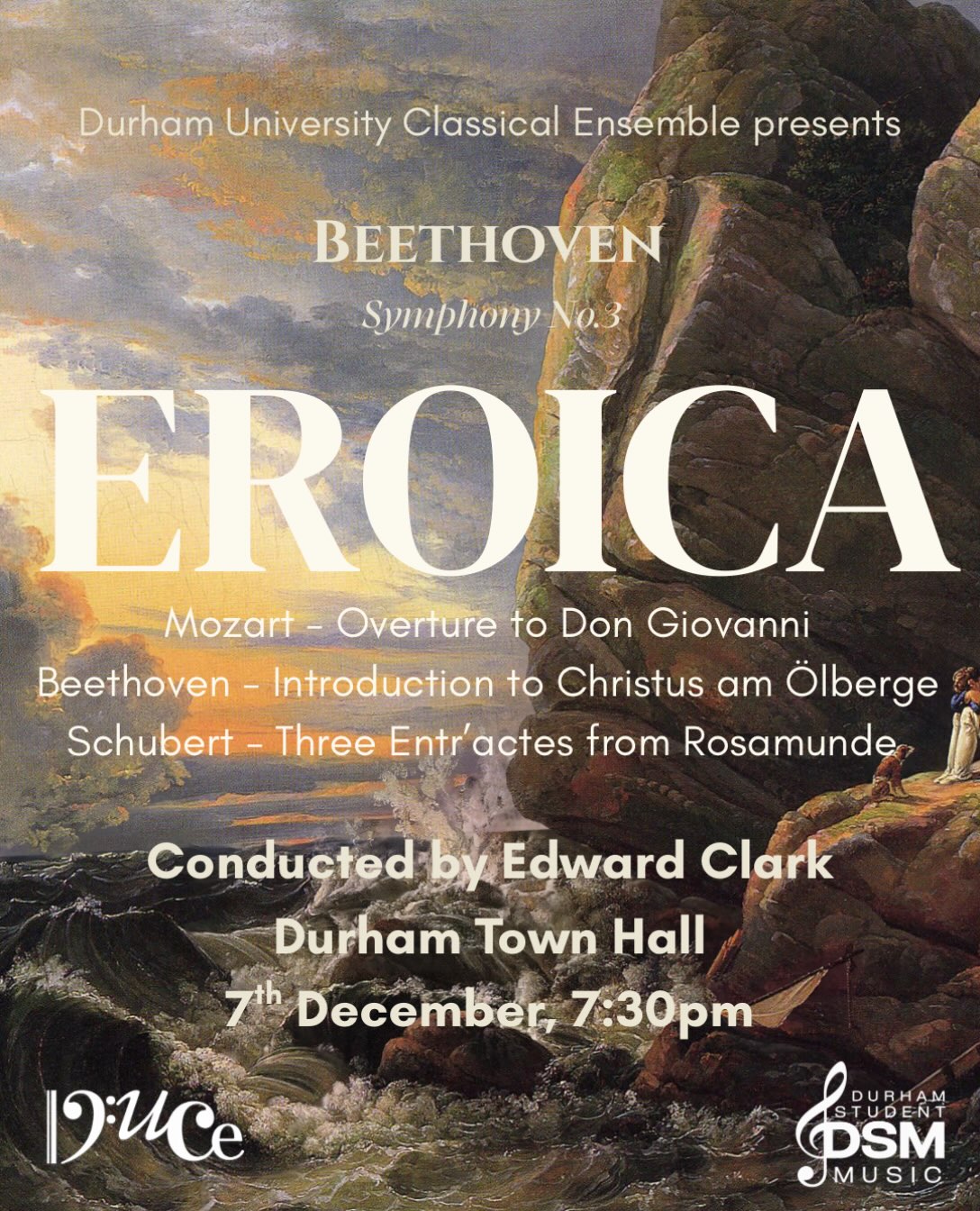 Durham University Classical Ensemble: Eroica Concert Instagram post
