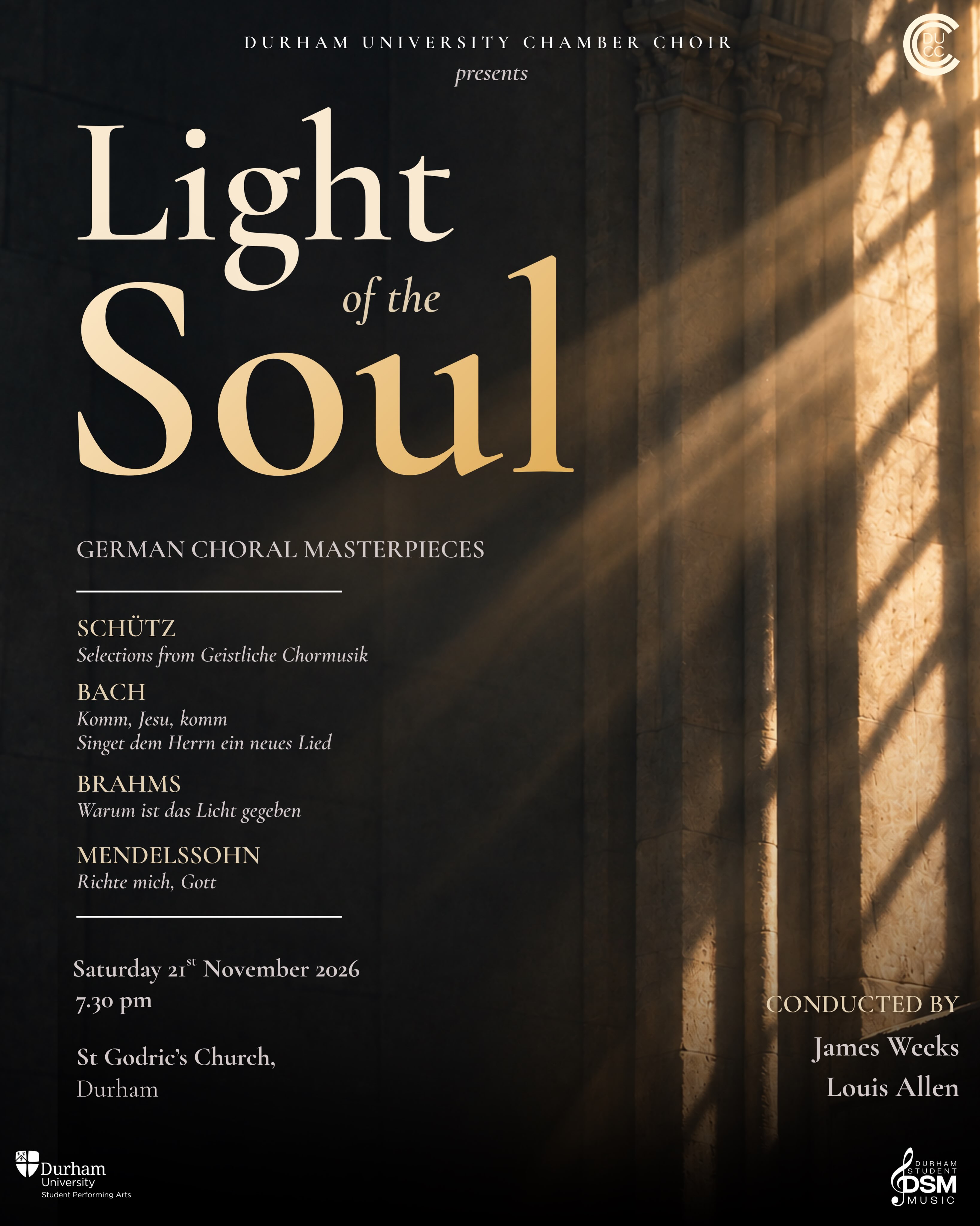 Light of the Soul: German Choral Masterpieces Instagram post
