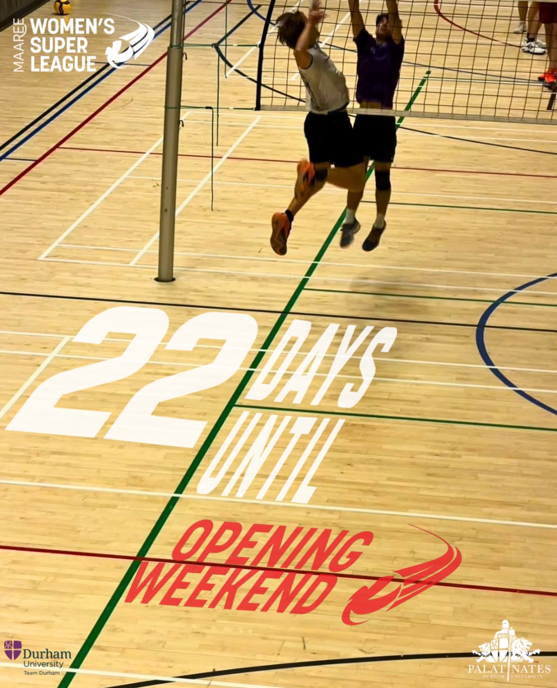 Volleyball England Super League Opening Weekend Instagram post