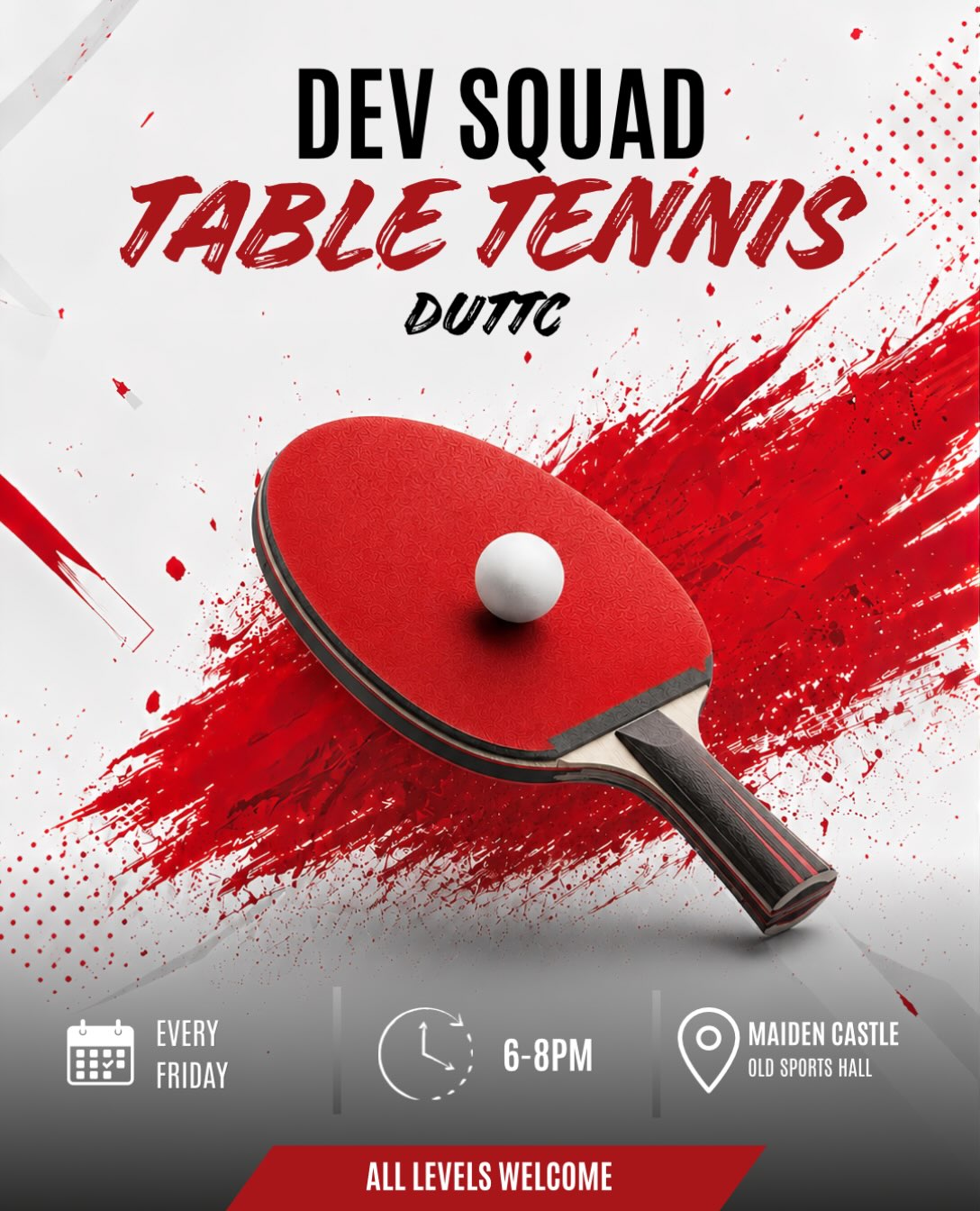 Developmental Table Tennis Squad Instagram post
