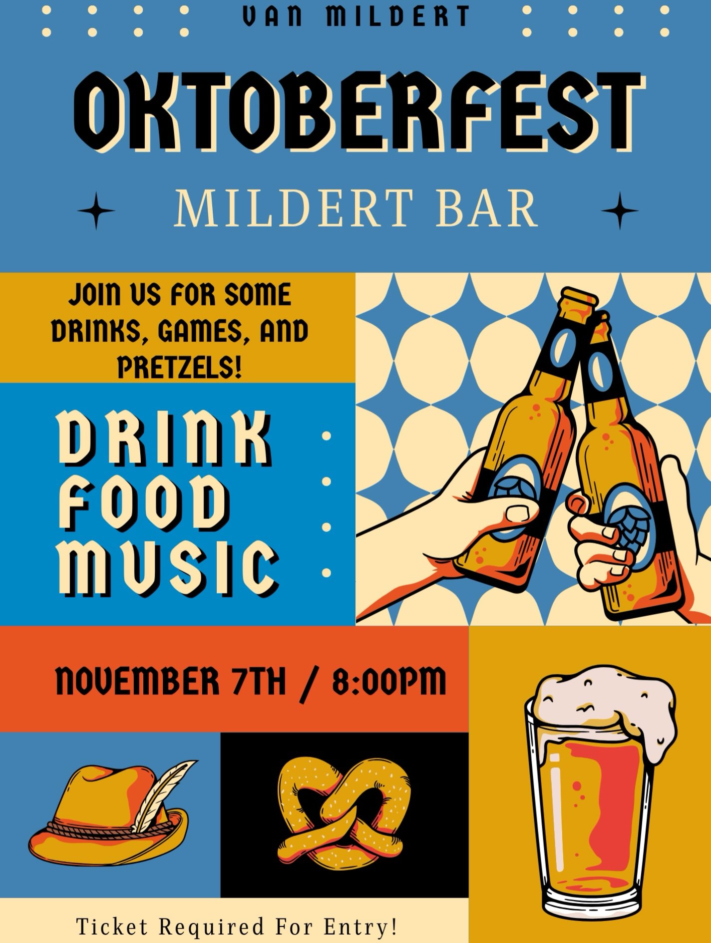 Van Mildert Oktoberfest Instagram post