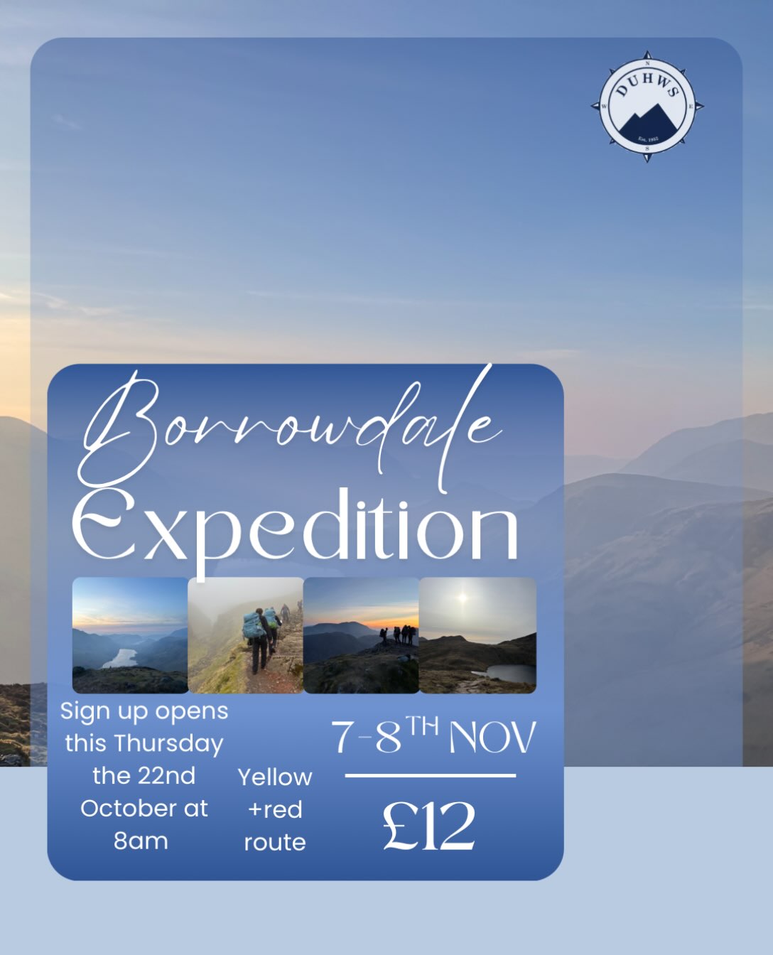 Borrowdale Expedition Instagram post